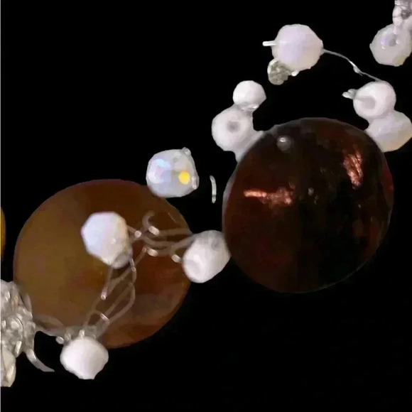 Freshwater Pearls, White Beads & Seashells on this beautiful Wrap Necklace - Picture 5 of 6